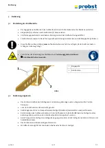 Предварительный просмотр 19 страницы probst VZ-I Operating Instructions Manual