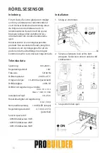 Предварительный просмотр 10 страницы Probuilder 69911 Instruction Manual