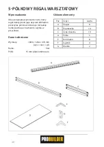 Предварительный просмотр 38 страницы Probuilder 75997 Instruction Manual