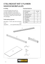 Предварительный просмотр 62 страницы Probuilder 75997 Instruction Manual