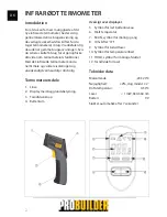 Предварительный просмотр 2 страницы Probuilder Model 59441 Instruction Manual