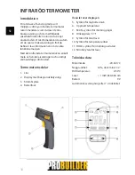 Предварительный просмотр 10 страницы Probuilder Model 59441 Instruction Manual