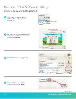 Предварительный просмотр 3 страницы Procare Network Door Controller Start Here Manual