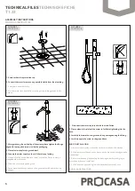 Предварительный просмотр 6 страницы PROCASA T1.33 Installation Instructions Manual