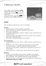 Preview for 8 page of PROCASTER DTV-007 User Manual