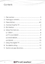 Preview for 30 page of PROCASTER DTV-007 User Manual