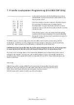 Предварительный просмотр 17 страницы PROCELLA AUDIO DA-2800 Preliminary Operating Instructions