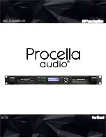 PROCELLA AUDIO DA05-DSP User Manual preview