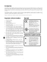 Preview for 3 page of PROCELLA AUDIO DA05-DSP User Manual