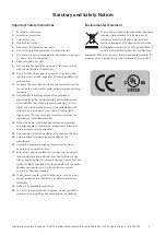 Preview for 3 page of PROCELLA AUDIO DA4280 User Manual