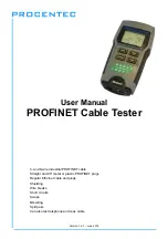 Предварительный просмотр 1 страницы Procentec PROFINET User Manual