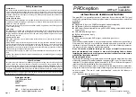 PROception PROMOD1 Installation And Operation Instructions preview