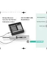 Preview for 1 page of Proceq DIGI-SCHMIDT 2000 LD Operating Instructions Manual