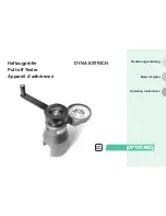 Proceq DYNA ESTRICH Operating Instructions Manual предпросмотр