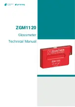 Предварительный просмотр 1 страницы Proceq ZEHNTNER ZGM1120 Technical Manual