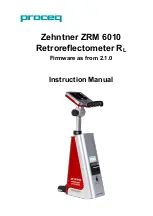 Proceq Zehntner ZRM 6010 Instruction Manual предпросмотр