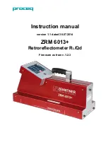 Proceq Zehntner ZRM 6013+ Instruction Manual предпросмотр