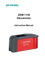 Предварительный просмотр 1 страницы Proceq ZGM 1130 Instruction Manual