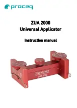 Proceq ZUA 2000 Instruction Manual preview