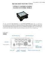 Предварительный просмотр 1 страницы process-informatik CONNECT-CONTROL-EUROPE Operation Quick Start Manual