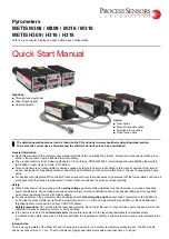 Process Sensors METIS M308 Quick Start Manual preview