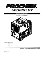 Prochem LEGEND GT Operating Instructions Manual предпросмотр