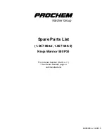 Preview for 22 page of Prochem Ninja Warrior 500 PSI 10070680 Operating Instructions Manual