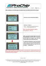 Предварительный просмотр 4 страницы Prochips M-Ped-SE-RC3/DS3 Instruction Manual