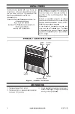 Предварительный просмотр 6 страницы Procom BLUE FLAME MNSD100HBA Owner'S Operation And Installation Manual