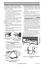 Предварительный просмотр 12 страницы Procom BLUE FLAME MNSD100HBA Owner'S Operation And Installation Manual