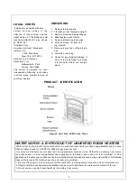 Preview for 4 page of Procom FBL400RHA Series Owner'S Operation And Installation Manual