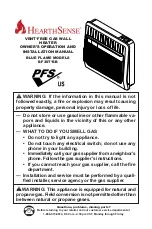 Procom HearthSense BF30T-BB Owner'S Operation And Installation Manual preview