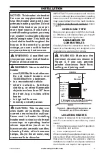 Предварительный просмотр 9 страницы Procom MG10TBF Owner'S Operation And Installation Manual