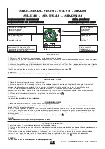 Предварительный просмотр 11 страницы Procopi SWIMLINE CFB Series Instructions For Installation And Use Manual