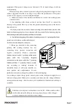 Preview for 7 page of PROCRAFT 511464 Operating Instructions Manual