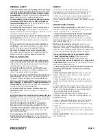 Preview for 3 page of PROCRAFT 511468 Operating Instructions Manual