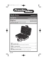 Proctor-Silex 26007 User Manual preview