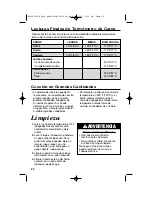 Предварительный просмотр 20 страницы Proctor-Silex 32700Y Manual