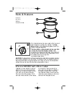 Preview for 3 page of Proctor-Silex 33015 Use And Care Manual