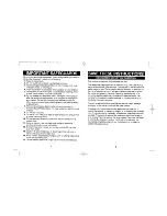 Preview for 2 page of Proctor-Silex 33325 Use & Care Manual