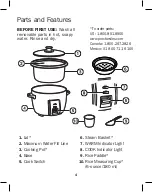 Предварительный просмотр 4 страницы Proctor-Silex 37533NR Manual