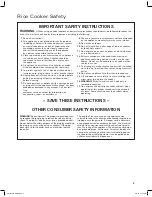 Preview for 3 page of Proctor-Silex 37540 Series Operation Manual