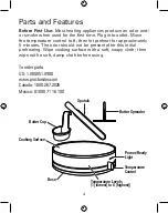 Предварительный просмотр 4 страницы Proctor-Silex 38400 Use & Care Manual