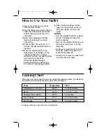 Preview for 4 page of Proctor-Silex 38520 Use & Care Manual