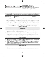 Предварительный просмотр 30 страницы Proctor-Silex 62507 Manual