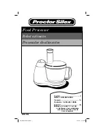 Предварительный просмотр 1 страницы Proctor-Silex 70452 Manual