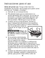 Preview for 22 page of Proctor-Silex 840218901 Manual