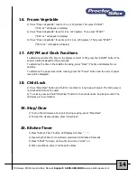 Preview for 14 page of Proctor-Silex 87025 Series Owner'S Manual