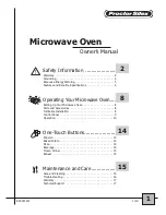 Предварительный просмотр 1 страницы Proctor-Silex 87410 Owner'S Manual