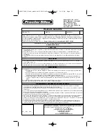 Предварительный просмотр 23 страницы Proctor-Silex G44 Read Before Use